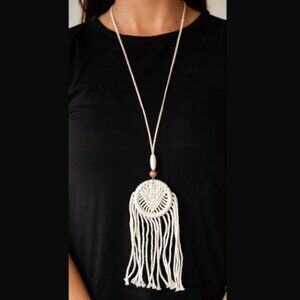 Navajo Dreamscape - brown - necklace and earrings set